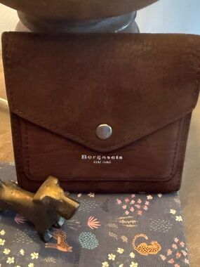 Brown Leather Envelope Wallet - Women's Wallet